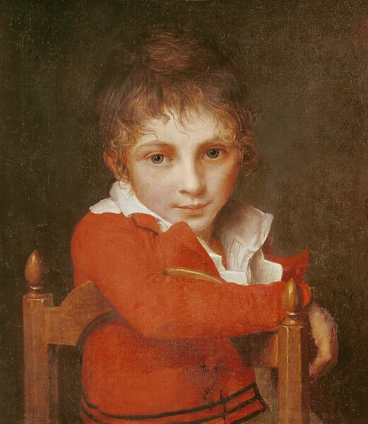 Portrait of a Young Boy (oil on canvas)