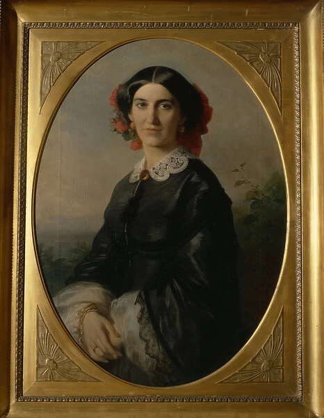 Princess Johanna von Bismarck, 1857 (oil on canvas)