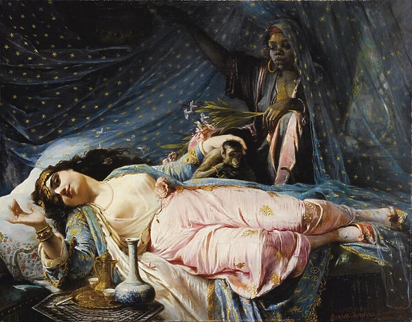 Princess Zainab Nazli Khanum (Nazili Hanum), 1875 (oil on canvas)