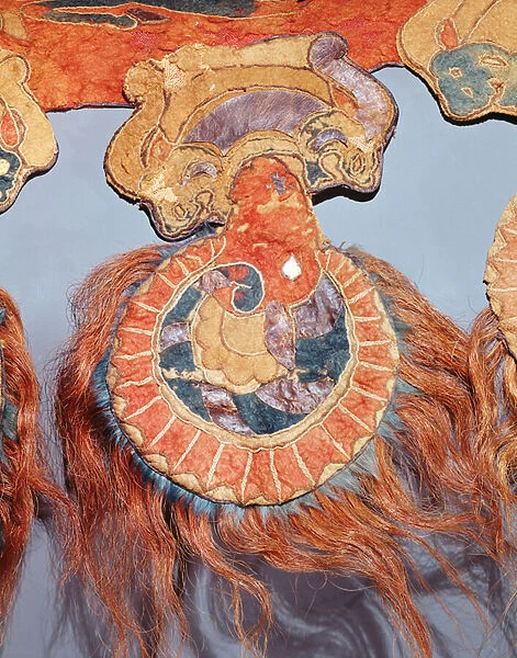 Saddle cover (mixed media) (detail of 389390)