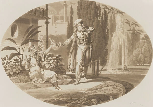 Scene from The Marriage of Figaro by Wolfgang Amadeus Mozart (litho)
