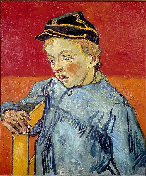 The school boy. Painting by Vincent Van Gogh (1853-1890), 1890. Oil on canvas