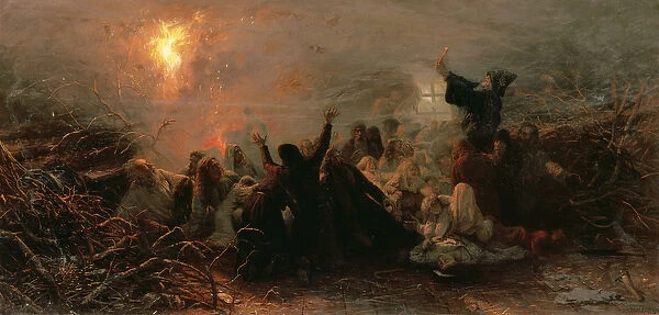 Self-Immolation, 1884 (oil on canvas)