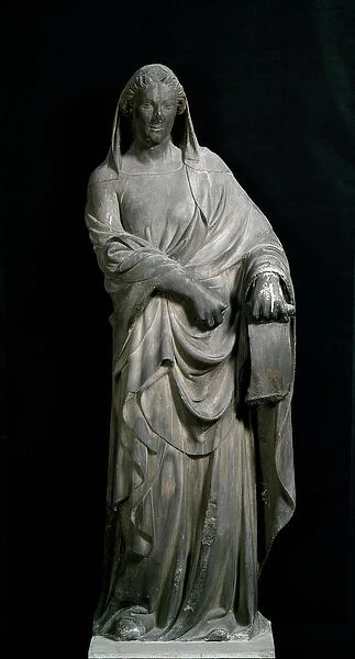 Sibyl of Tibur, from the bell tower. Marble sculpture, 1340-1343