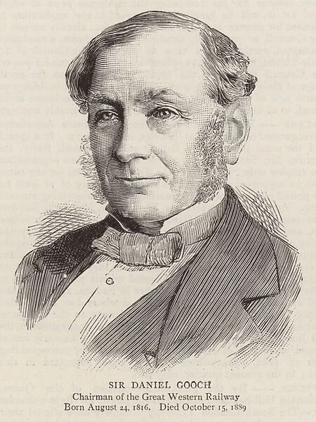Sir Daniel Gooch (engraving)