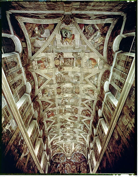 Sistine Chapel Ceiling, 1508-12 (fresco)
