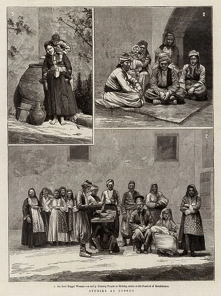 Studies at Cyprus (engraving)