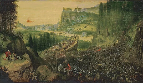 The Suicide of Saul, 1562 (oil on panel)