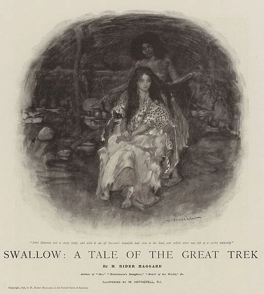 Swallow, A Tale of the Great Trek (litho)
