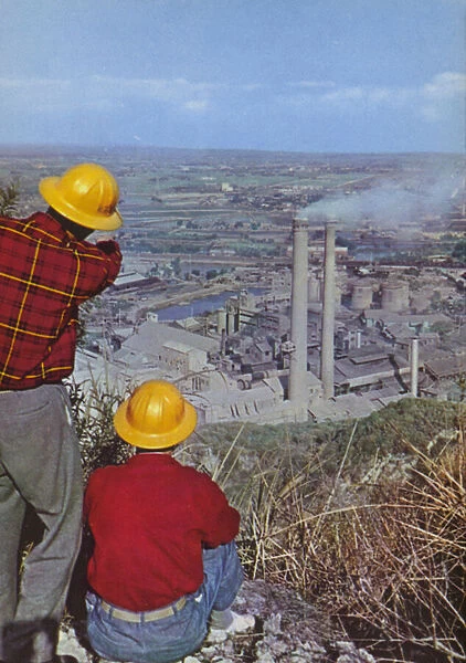 Taiwan: Cement industry, 1962 (photo)