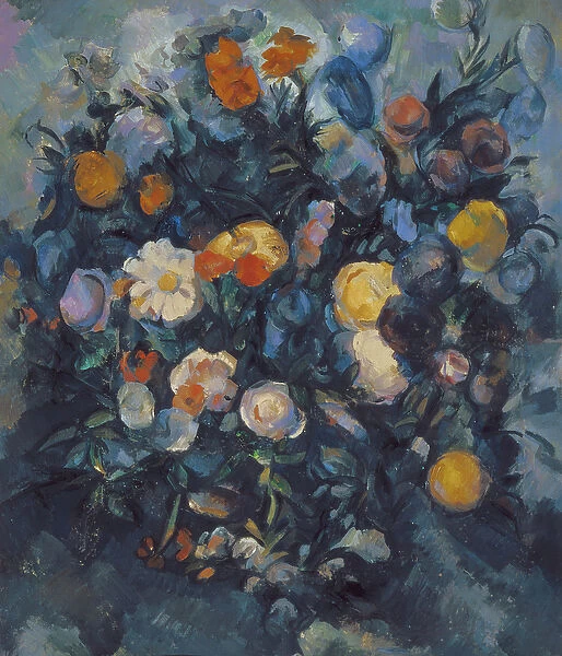 Vase of Flowers, 19th (oil on canvas)