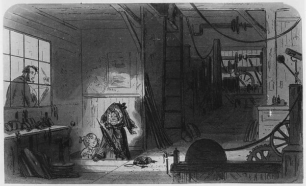 Visitors at the Works, illustration from Little Dorrit by Charles Dickens
