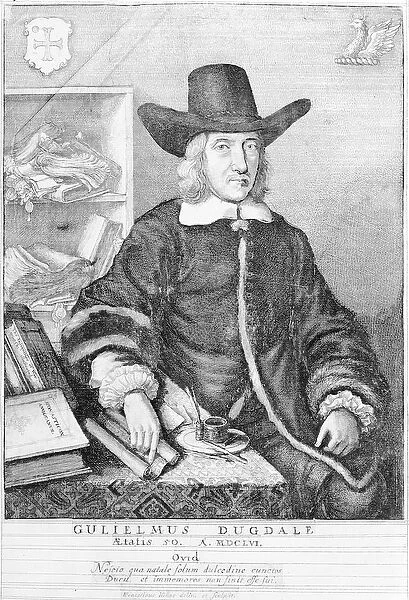 William Dugdale, 1656 (engraving)