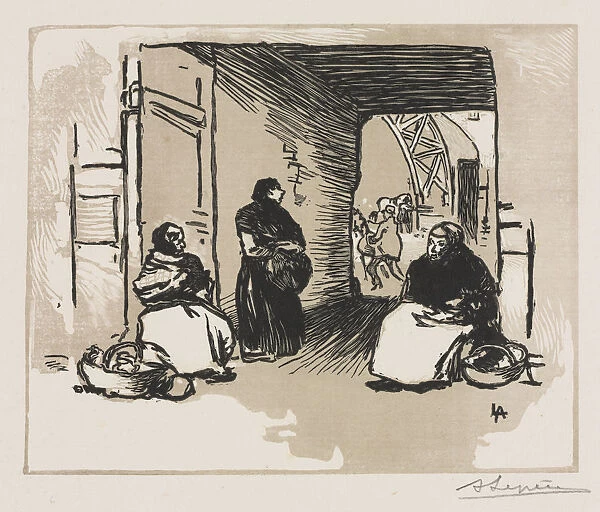 Bread-Sellers 1889 Auguste Louis Lepere