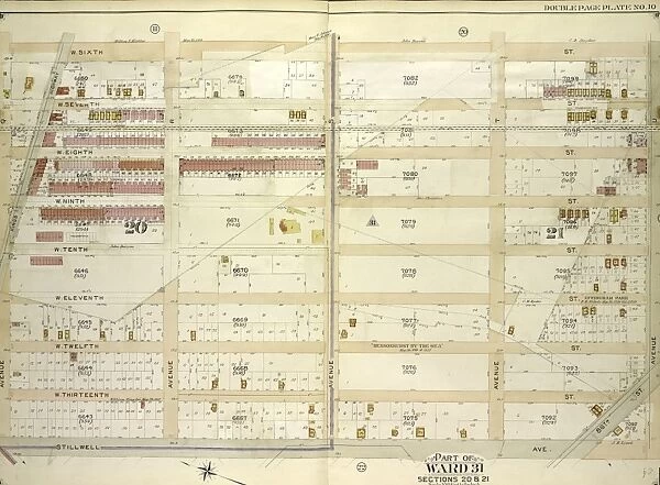 Brooklyn, Vol. 7, Double Page Plate No. 10;Part of Ward 31, Sections 20 & 21;Map