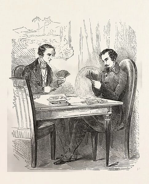The card game, the count of monte christo alexandre Dumas, 1844, historical novel