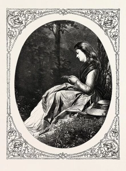 The Oracle of Love, Engraving 1882