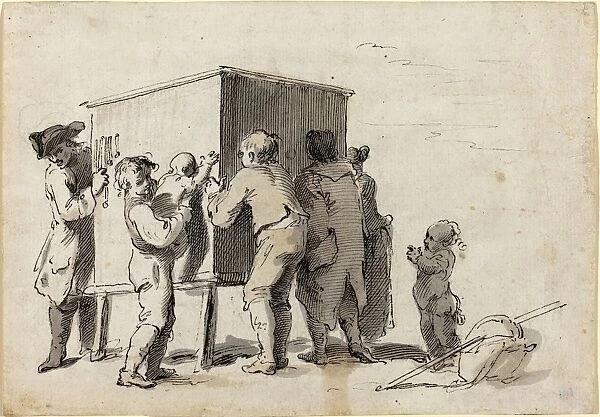 Pietro Antonio Novelli (Italian, 1729 - 1804), The Peep-Show, c