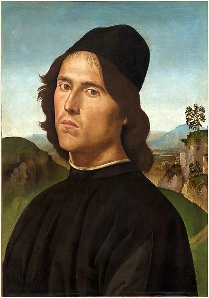 Pietro Perugino, Italian (c. 1450-1523), Portrait of Lorenzo di Credi, 1488, oil