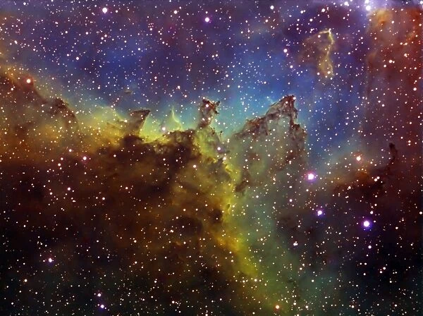 Part of the IC1805 (Heart nebula) in Cassiopeia