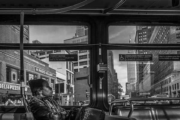 Woman on Bus, 34th Street