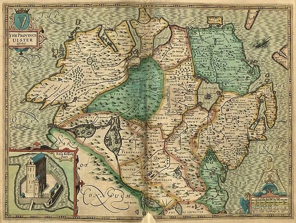 John Speed's map of the Province of Ulster, 1611