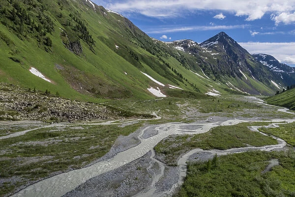 The Katun River, Belukha Natural Park. Altai Republic, Russia