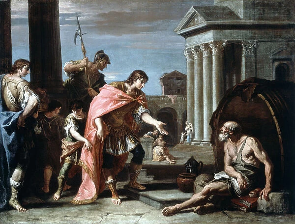Alexander and Diogenes, late 17th-early 18th century. Artist: Sebastiano Ricci