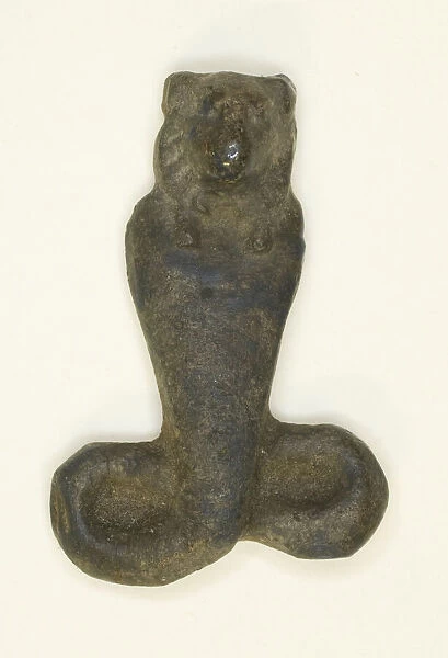 Amulet of a Cobra with Lioness Head, Egypt, Ptolemaic Period-Roman Period (