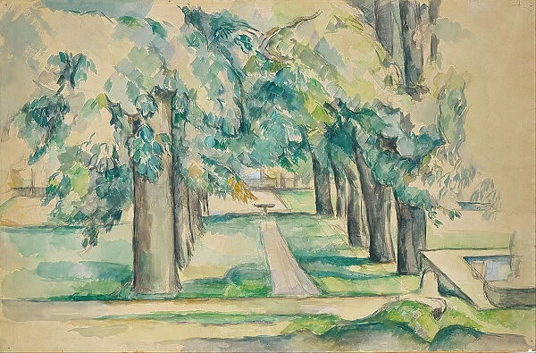 Avenue of Chestnut Trees at the Jas de Bouffan. Artist: Cezanne, Paul (1839-1906)