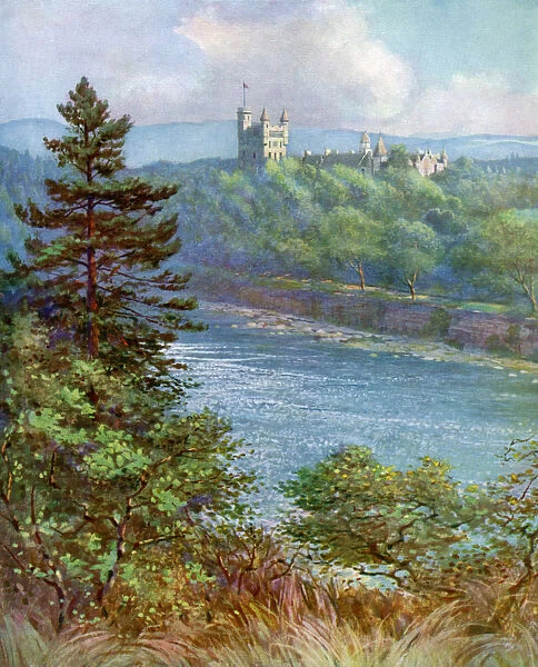 Balmoral Castle, Aberdeenshire, Scotland, 1924-1926. Artist: FC Varley