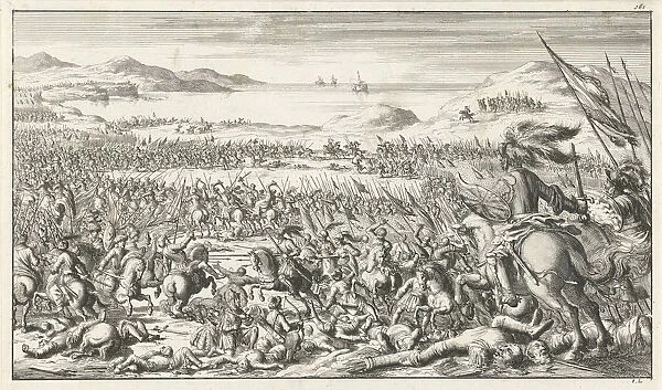 The Battle of Ascalon on August 12, 1099, 1683. Artist: Ten Hoorn, Timotheus (1644-1715)