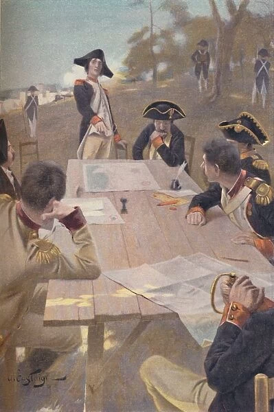 Bonaparte Explaining His Plan for the Taking of Toulon, 1793, (1896)