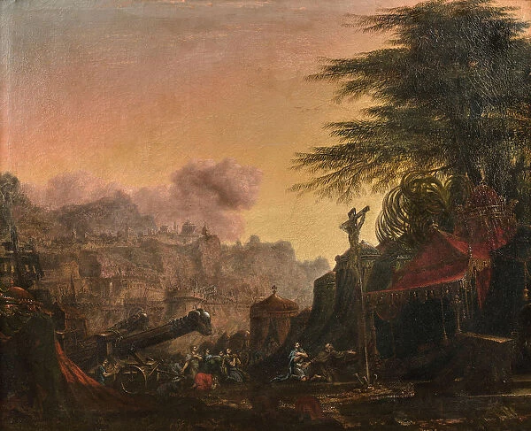 The capture of Jerusalem by Godfrey of Bouillon, 1757
