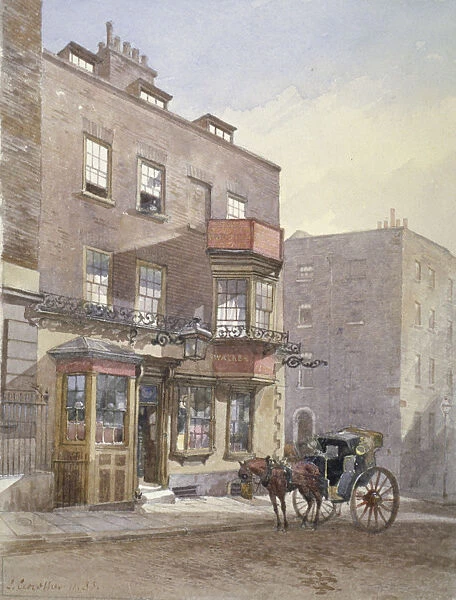 The Cheshire Cheese Tavern, Surrey Street, Westminster, London, 1883
