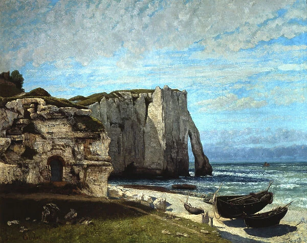 The Cliffs of Etretat after a Thunderstorm, 1870. Artist: Gustave Courbet