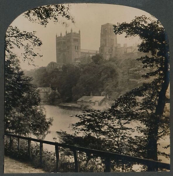 Durham Cathedral - Viewed from across the River, England, c1910. Creator: Unknown