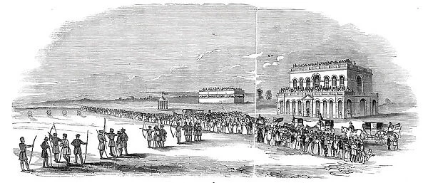 Grand archery meeting at York, 1844. Creator: Unknown