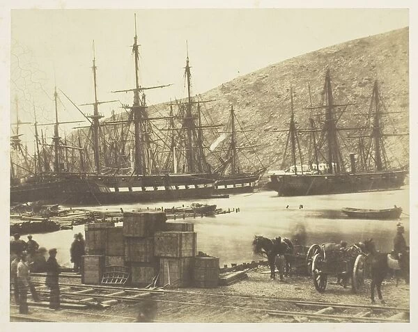 Head of Harbour, Balaklava, 1855. Creator: Roger Fenton
