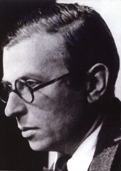 Jean Paul Sartre (1905-1980), French philosopher and writer