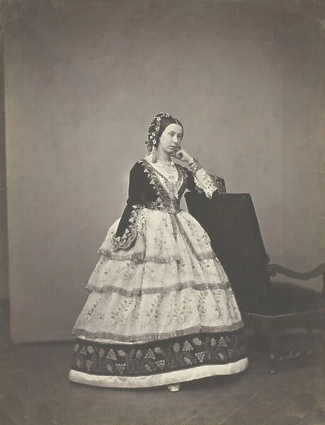 Madame Carrelle, 1856  /  57. Creators: Pierre-Louis Pierson, Louis Frederic Mayer