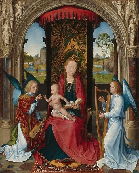 Madonna and Child with Angels, after 1479. Creator: Hans Memling
