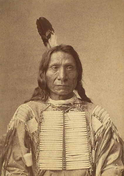 Mahpiya Luta (Red Cloud), 1880. Creator: Charles Milton Bell