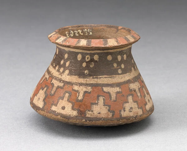 Miniature Jar with Textile-Like Pattern, A. D. 1450  /  1532. Creator: Unknown