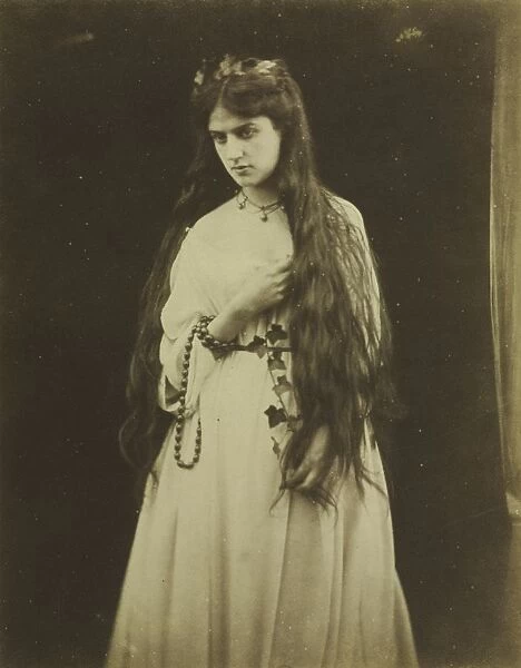 Mnemosyne (Marie Spartali, 1844-1927), 1868. Creator: Julia Margaret Cameron (British, 1815-1879)