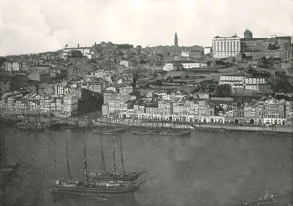 Panorama of the city of Oporto, Portugal, 1895. Creator: W &s Ltd