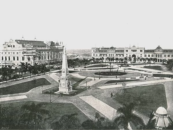 Plaza de la Victoria, Buenos Aires, Argentina, 1895. Creator: Unknown