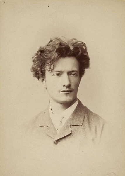 Portrait of the composer Ignacy Jan Paderewski (1860-1941), ca. 1883. Creator: Mieczkowski