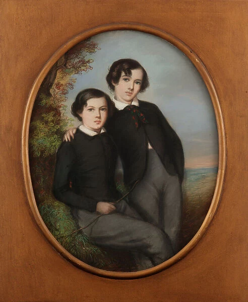 Portrait of J. McNeill Whistler and His Brother William (Dr. William Whistler), 1847