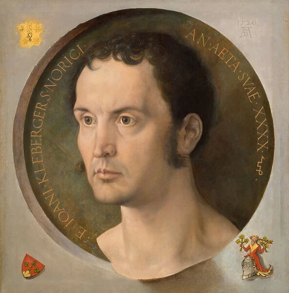Portrait of Johann Kleeberger, 1526. Artist: Durer, Albrecht (1471-1528)